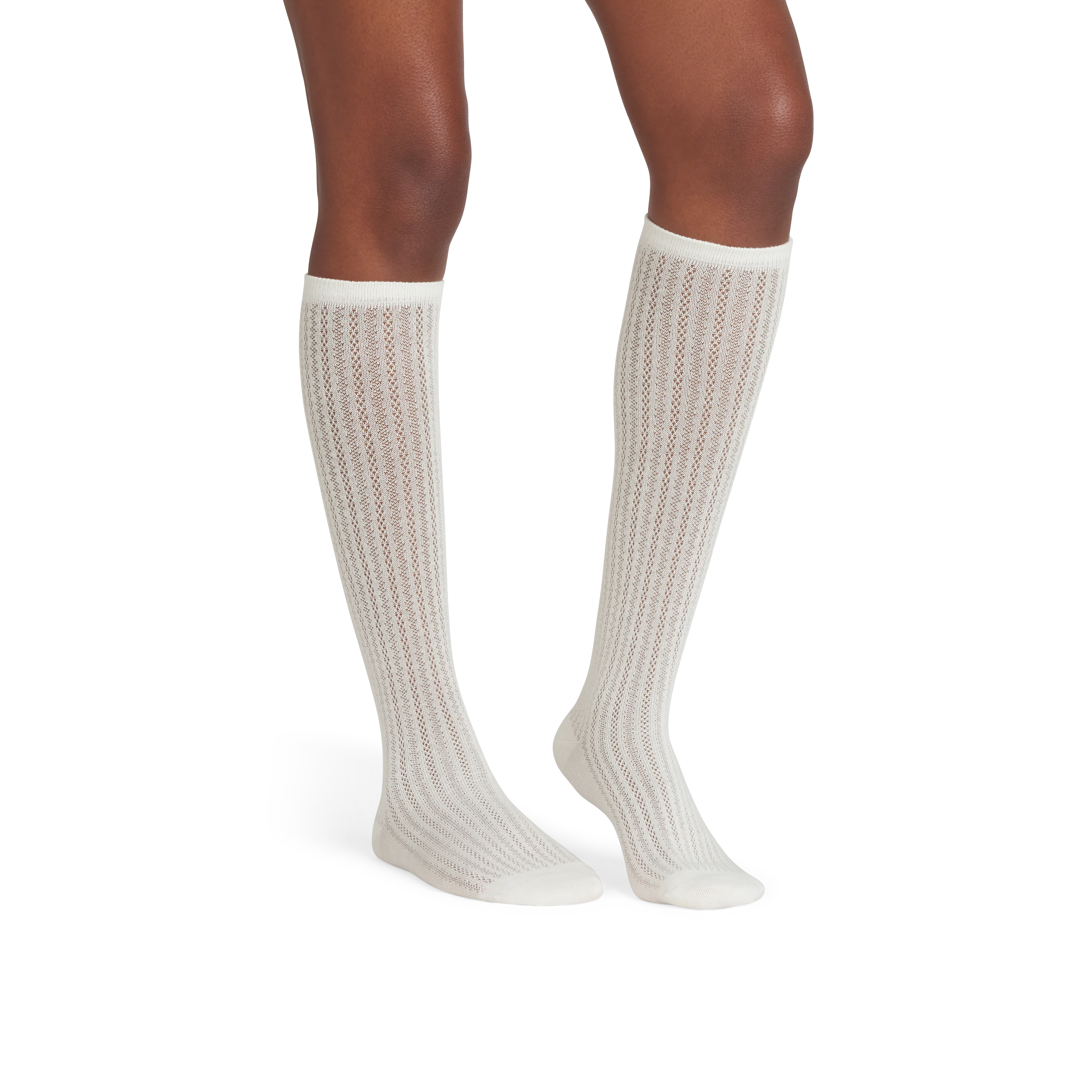 Women's Pointelle Knee High Socks - Image 5
