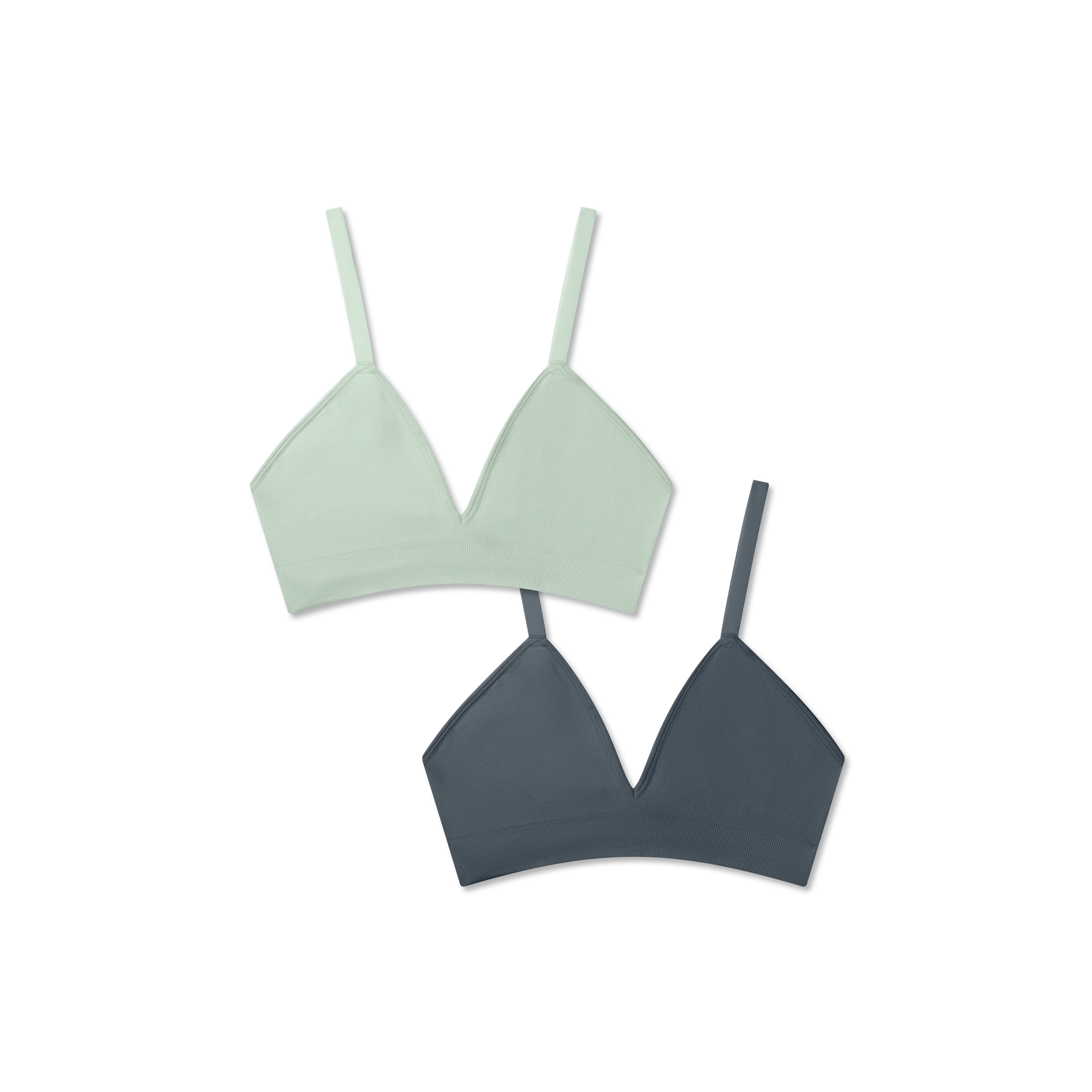 Women's Seamless Triangle Bralette 2-Pack