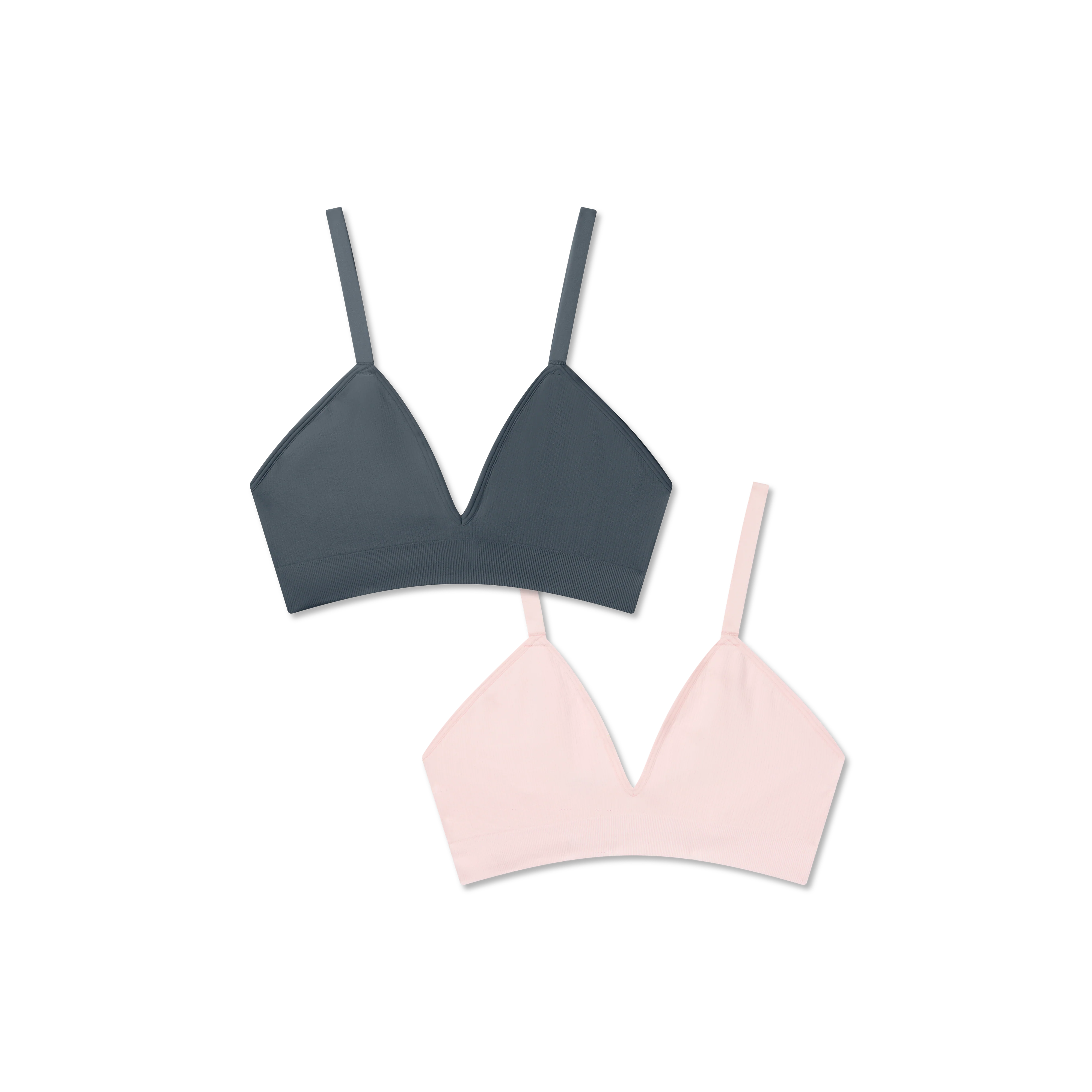 Women's Seamless Triangle Bralette 2-Pack - Image 11