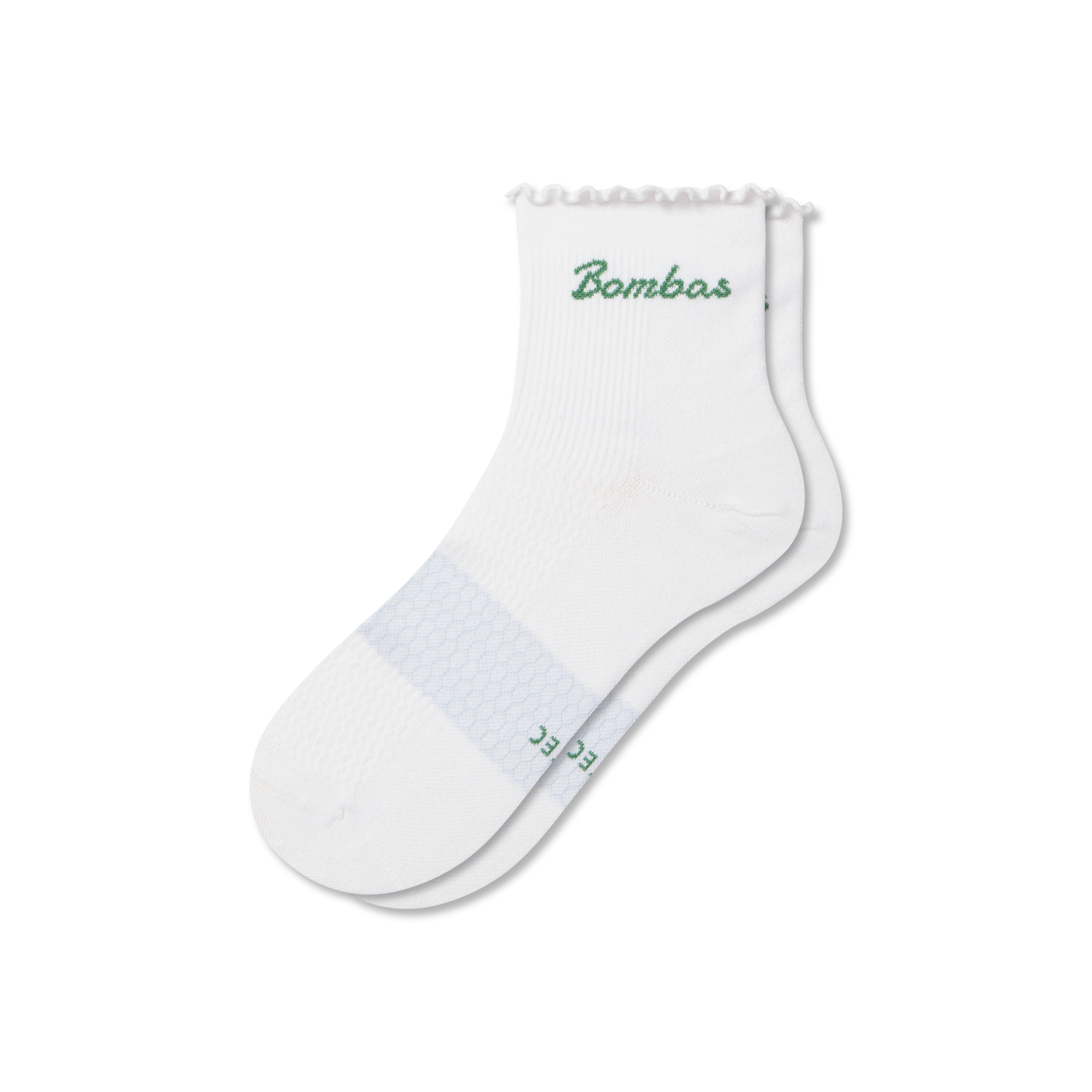 Women’s UltraLite Ruffle Sport Quarter Socks - Image 6