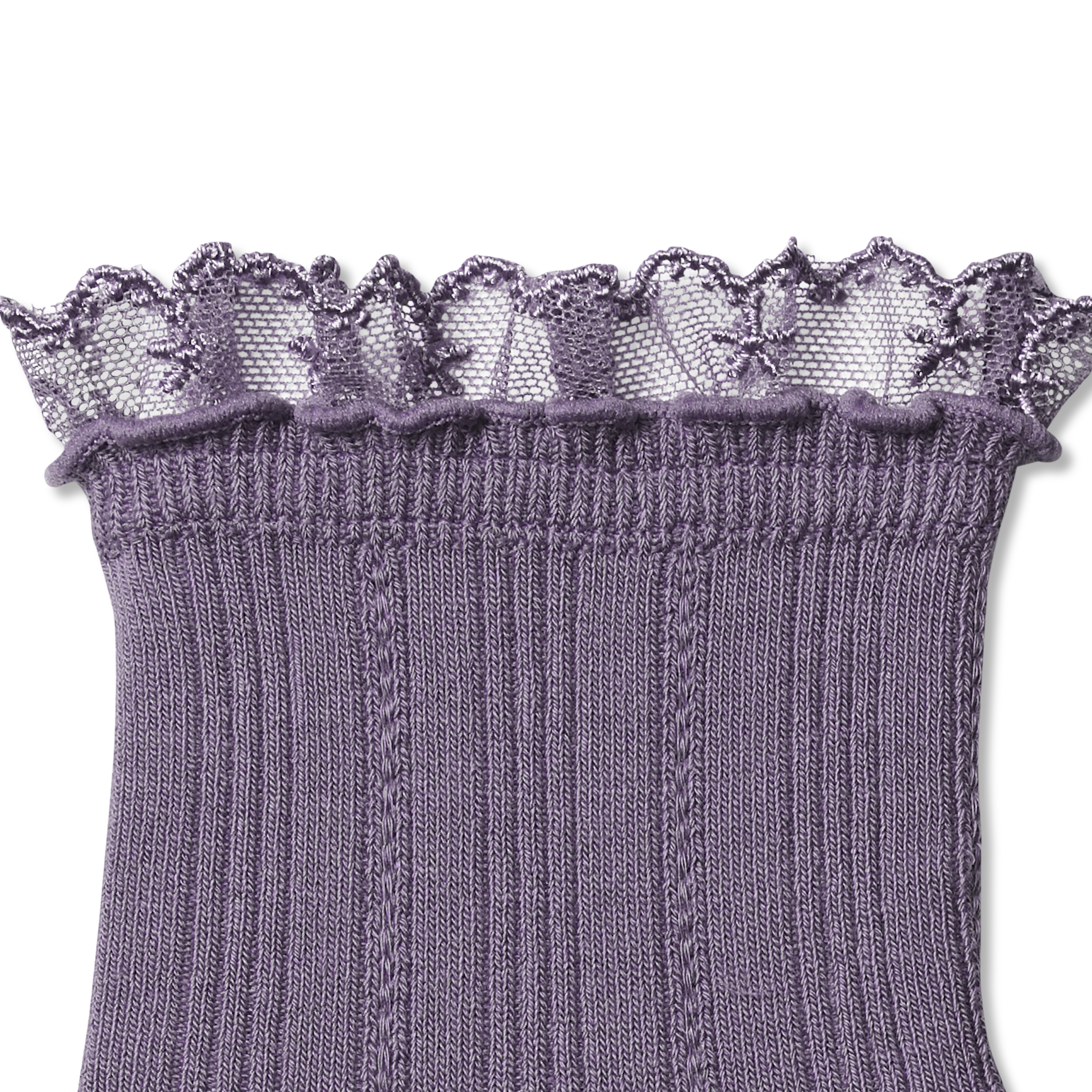 Women's Ruffle Lace Quarter Socks - Image 3
