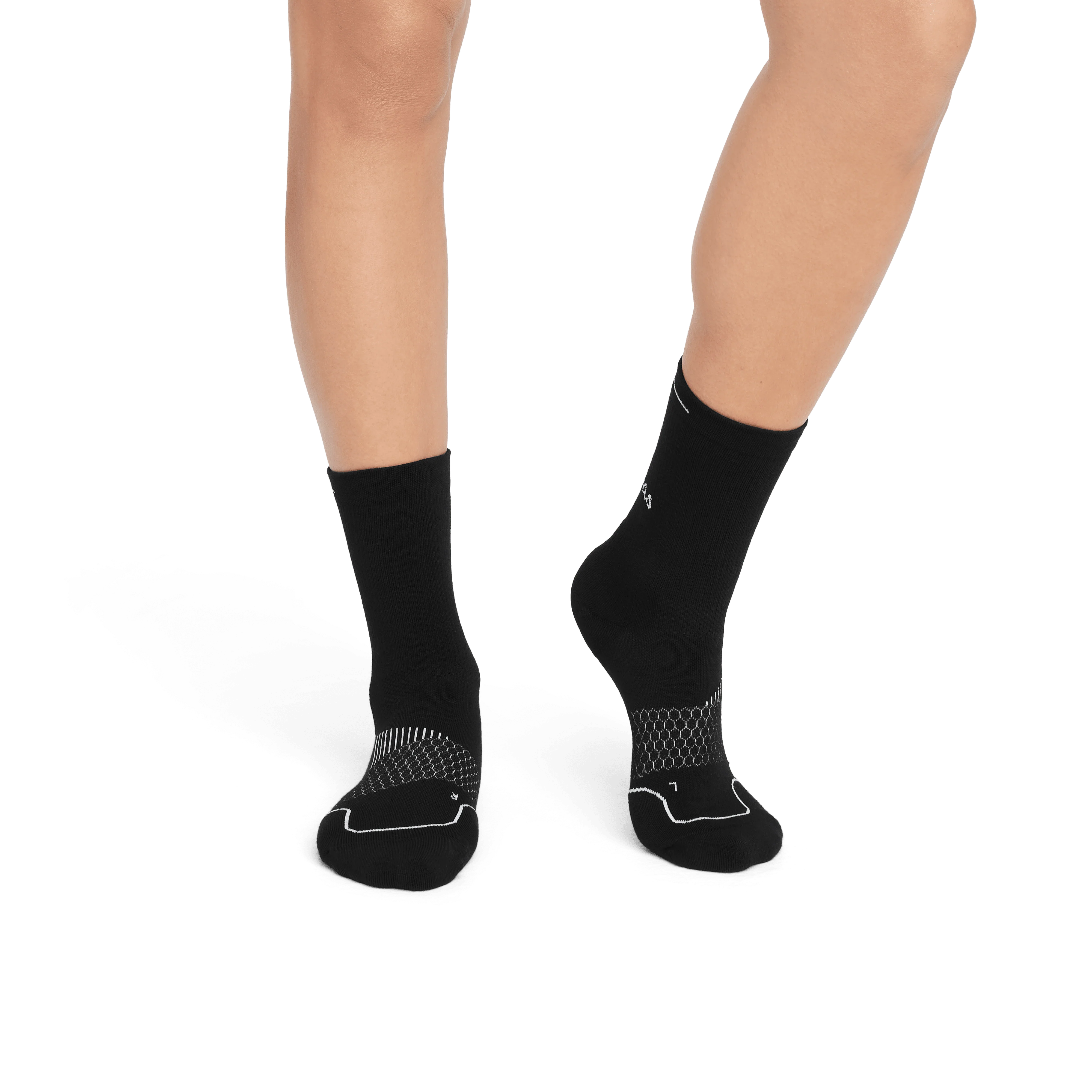Women's Run Half Calf Sock 6-Pack - Image 4