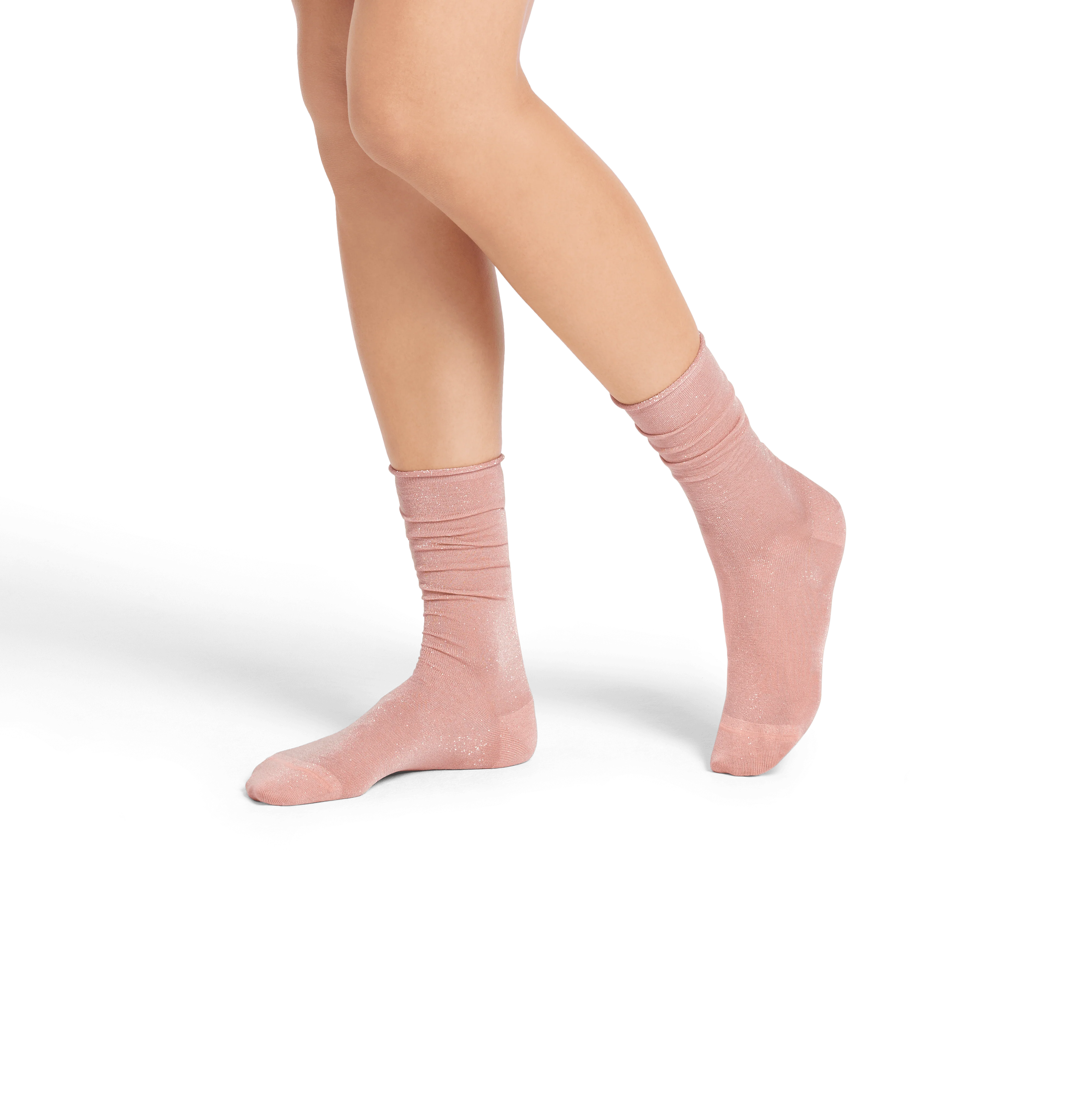 Women’s Sheer Sparkle Calf Socks - Image 3