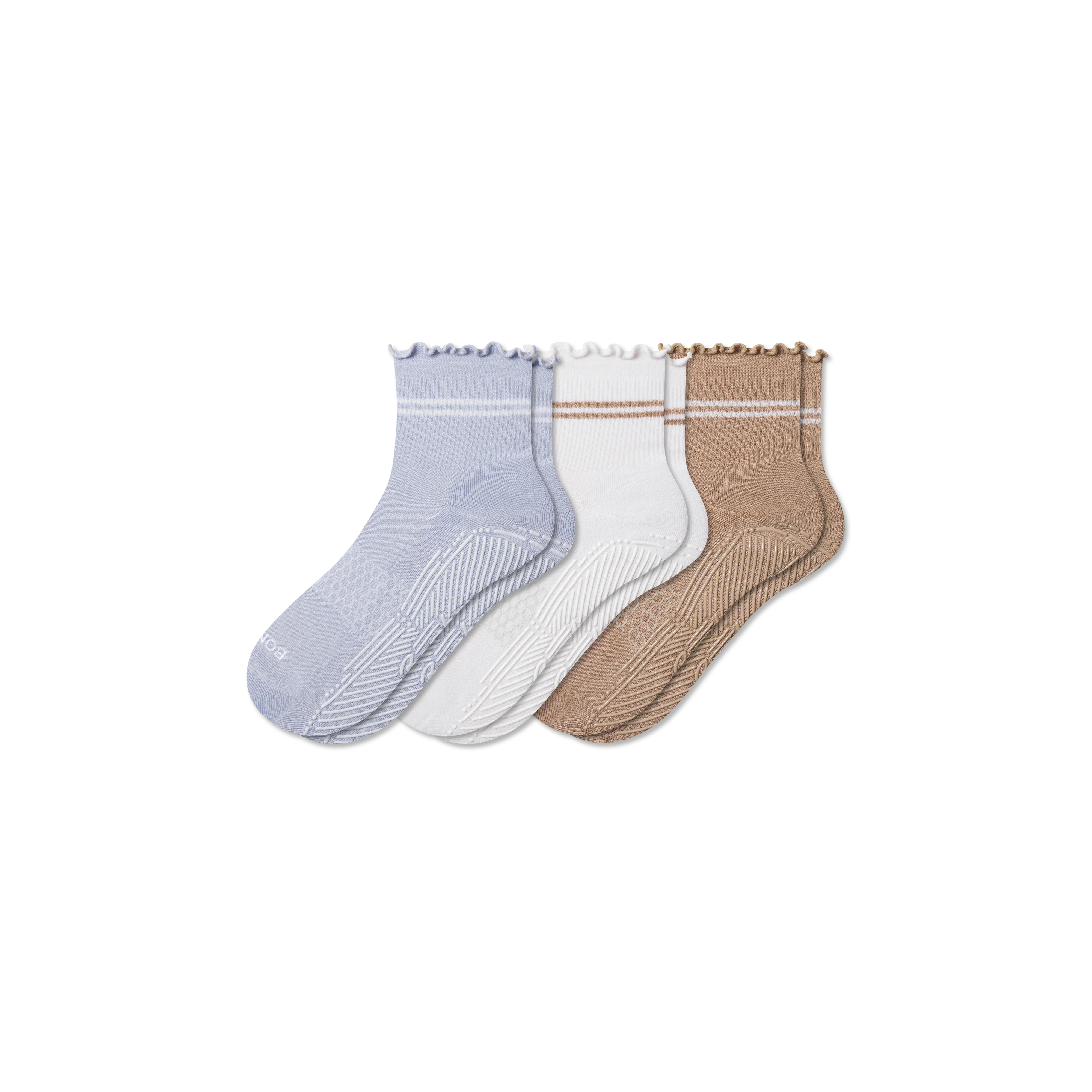 Women's Studio Gripper Quarter Sock 3-Pack