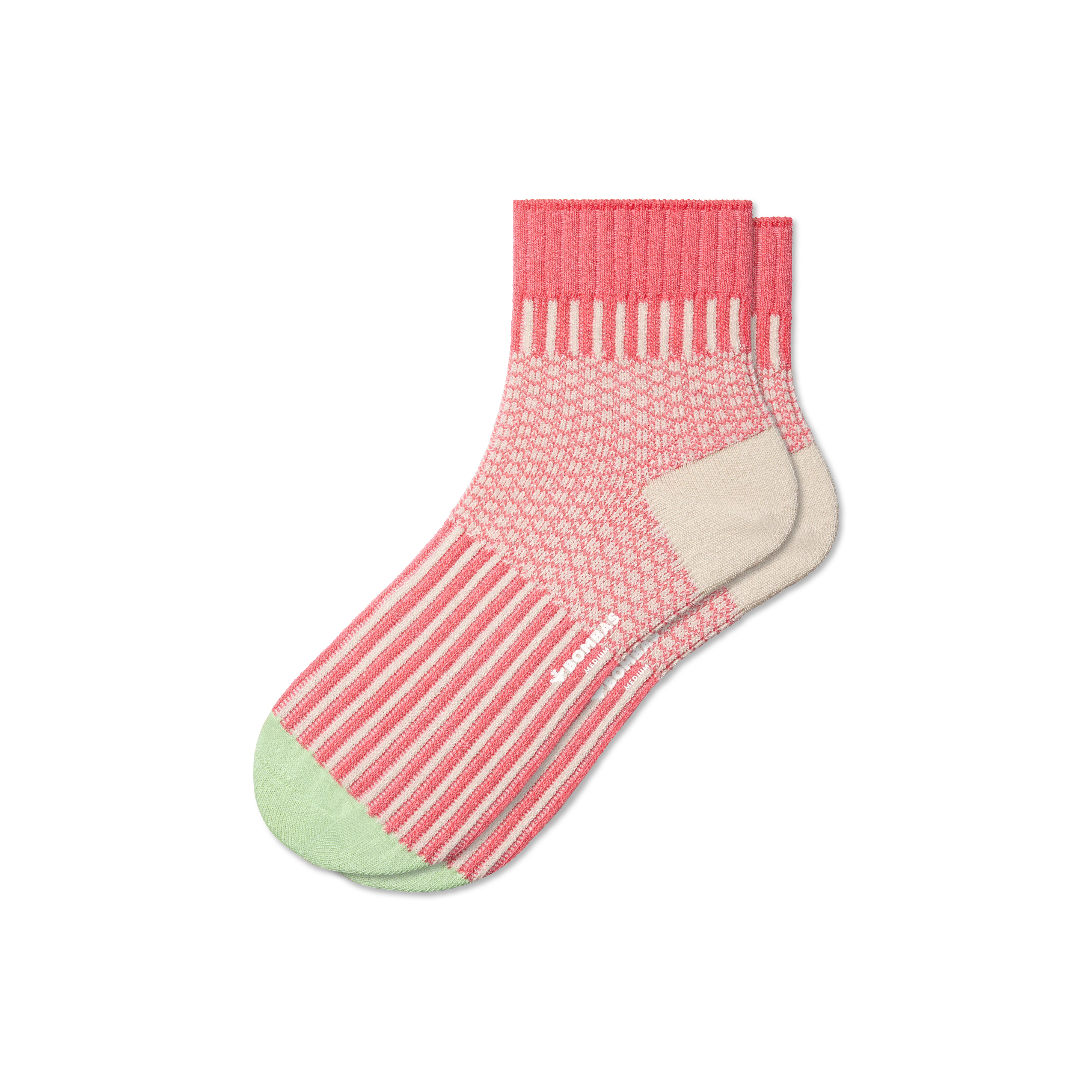 Women's Textured Lightweight Quarter Socks