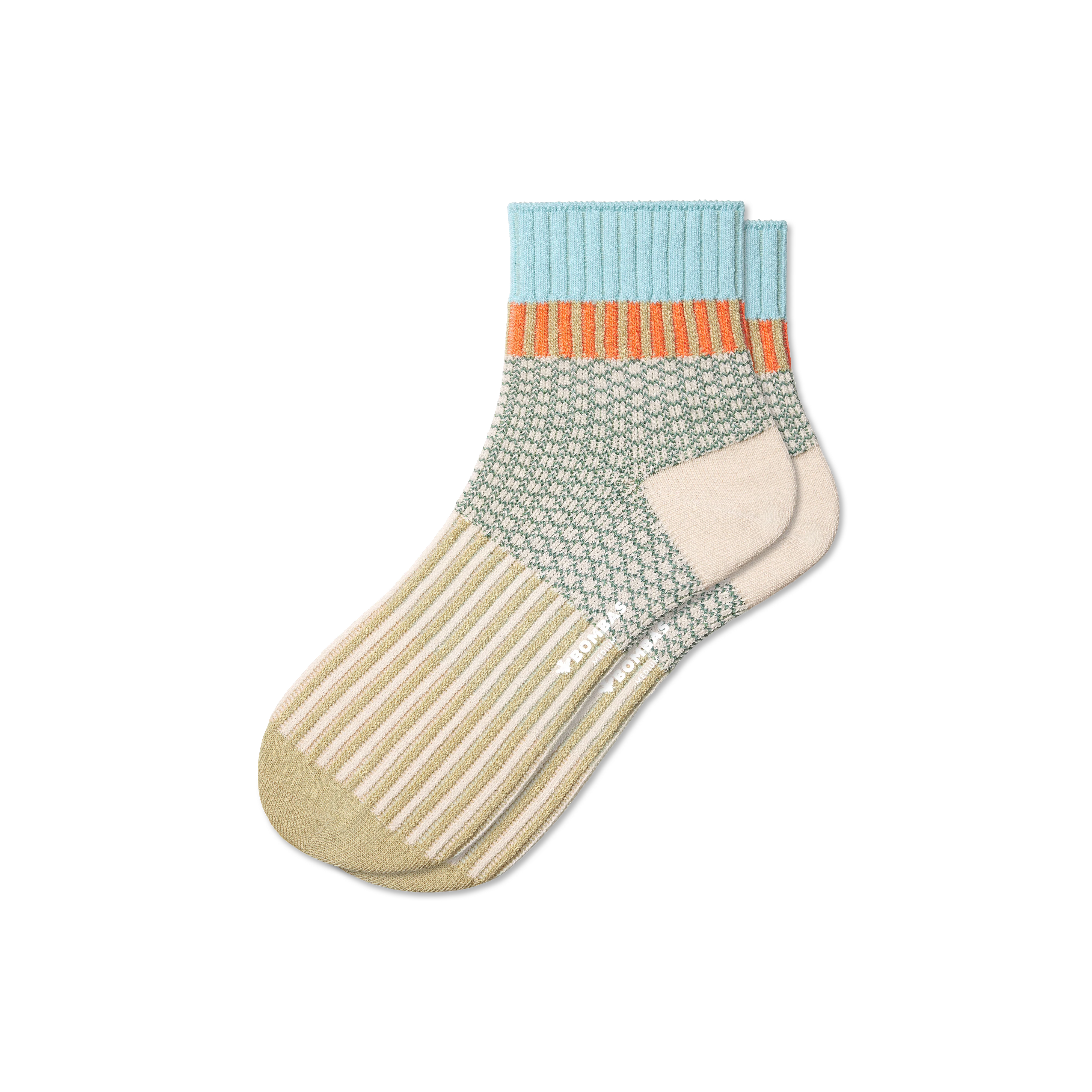 Women's Textured Lightweight Quarter Socks - Image 13