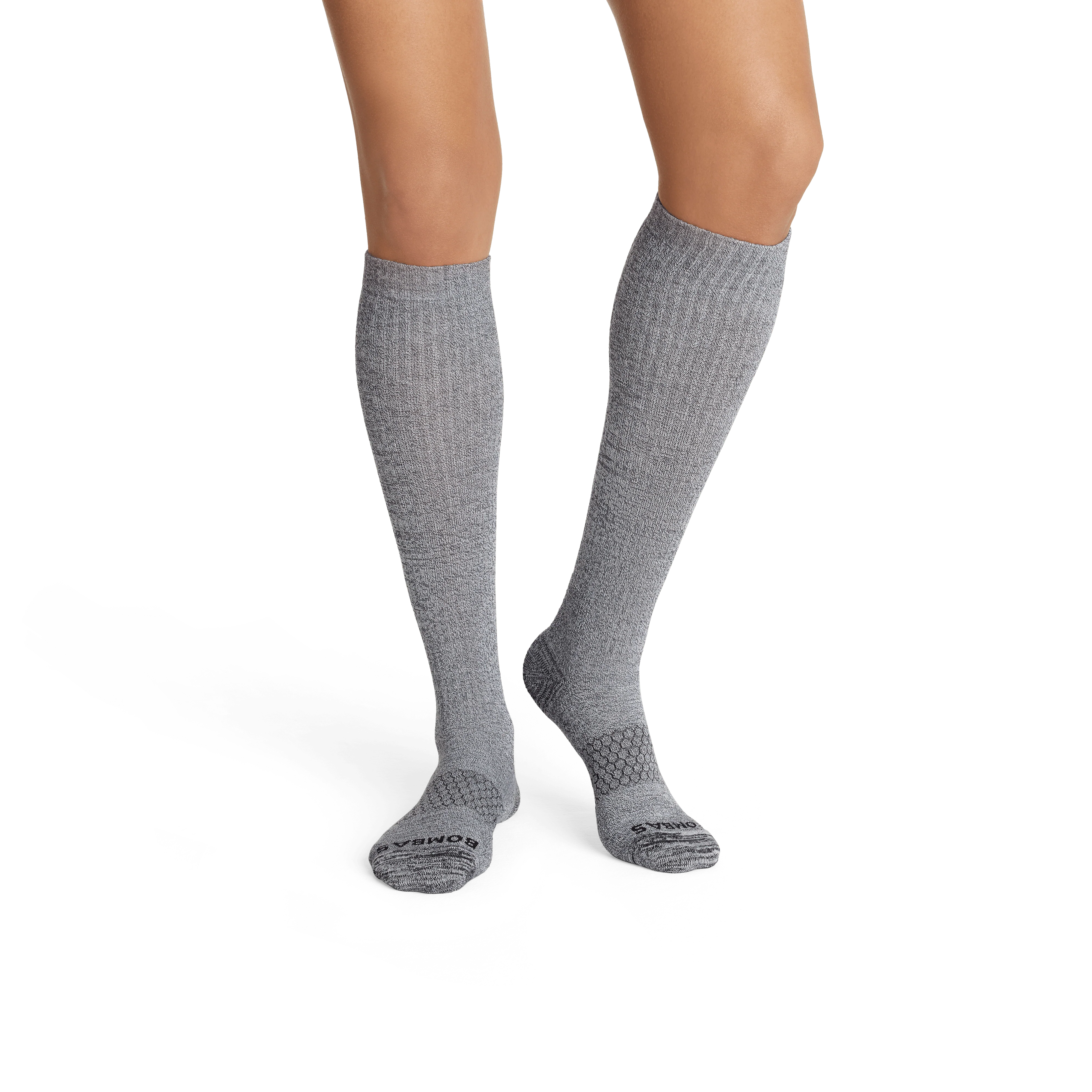 Women's Travel Compression Sock and Gripper Slipper 2-Pack - Image 7